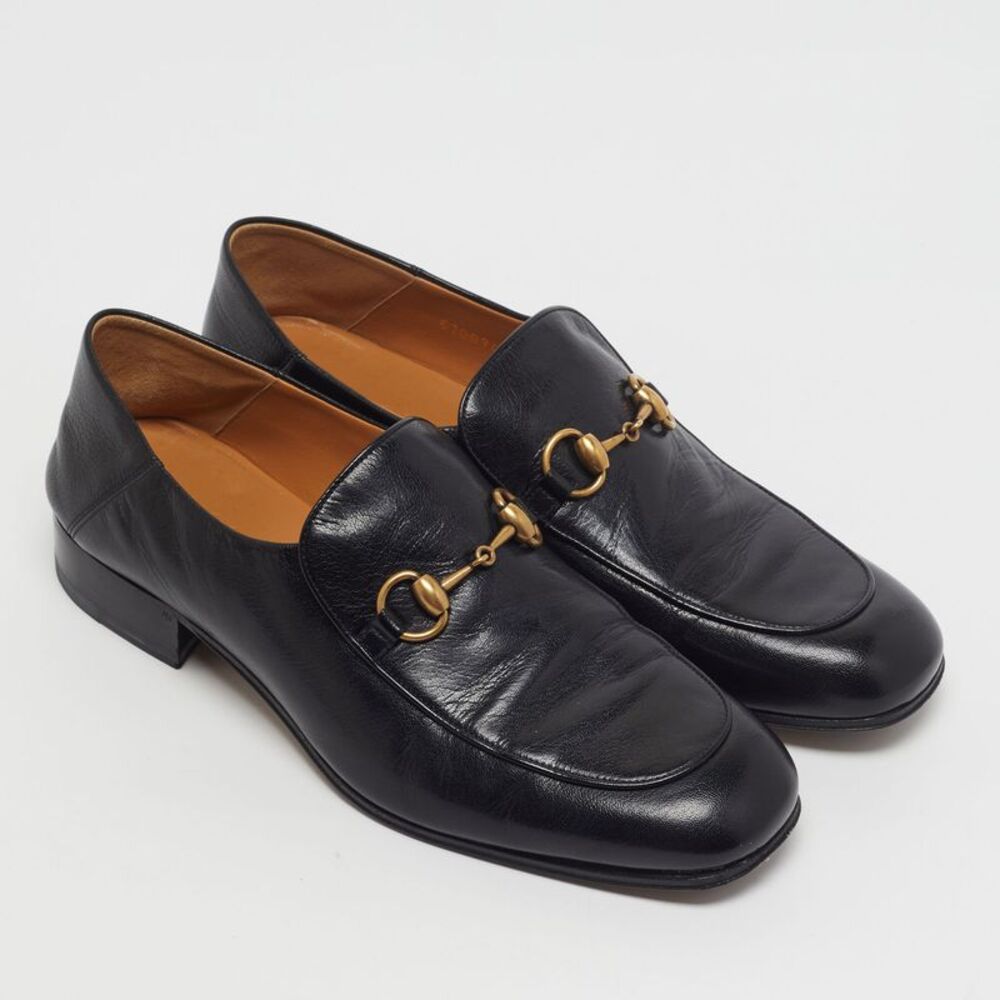 Gucci Horsebit Size 43 Black Leather Loafers - Picture 4 of 7